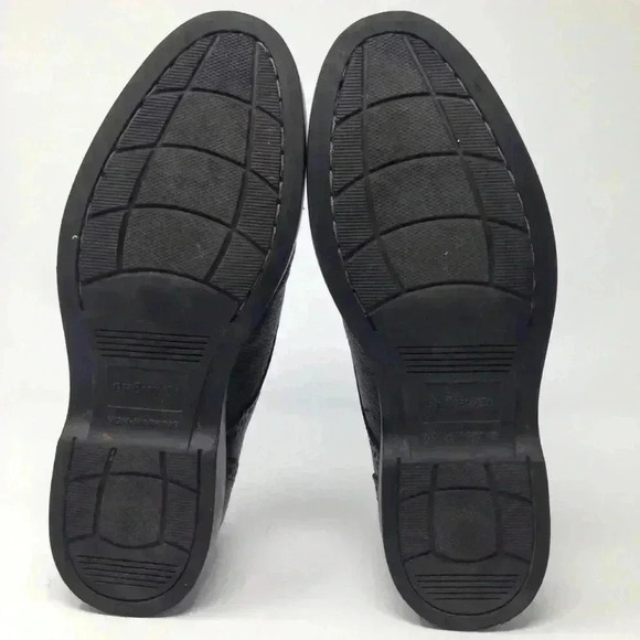 G.H. Bass Men Black Leather 8.5 D Oxford Shoe - Picture 7 of 8